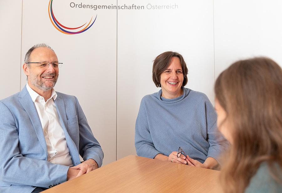 Clemens Paulovics und Marie-Theres Igrec nahmen im Kathpress-Interview eine Standortbestimmung der Ordensschulen vor.