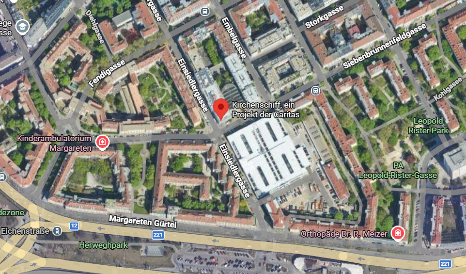 Stadtplan Kirchenschiff / googlemaps_ks